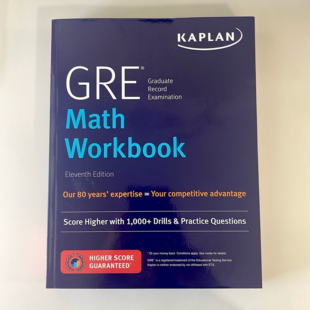 2022 Kaplan GRE Math Workbook - NEW!